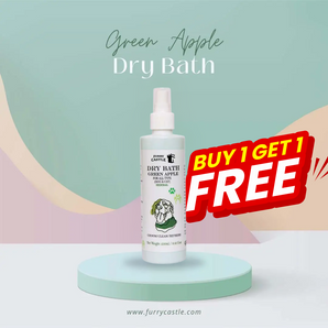 Green Apple Pet Dry Bath- 250 ml